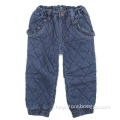 Kids jeans denim overalls winter pants